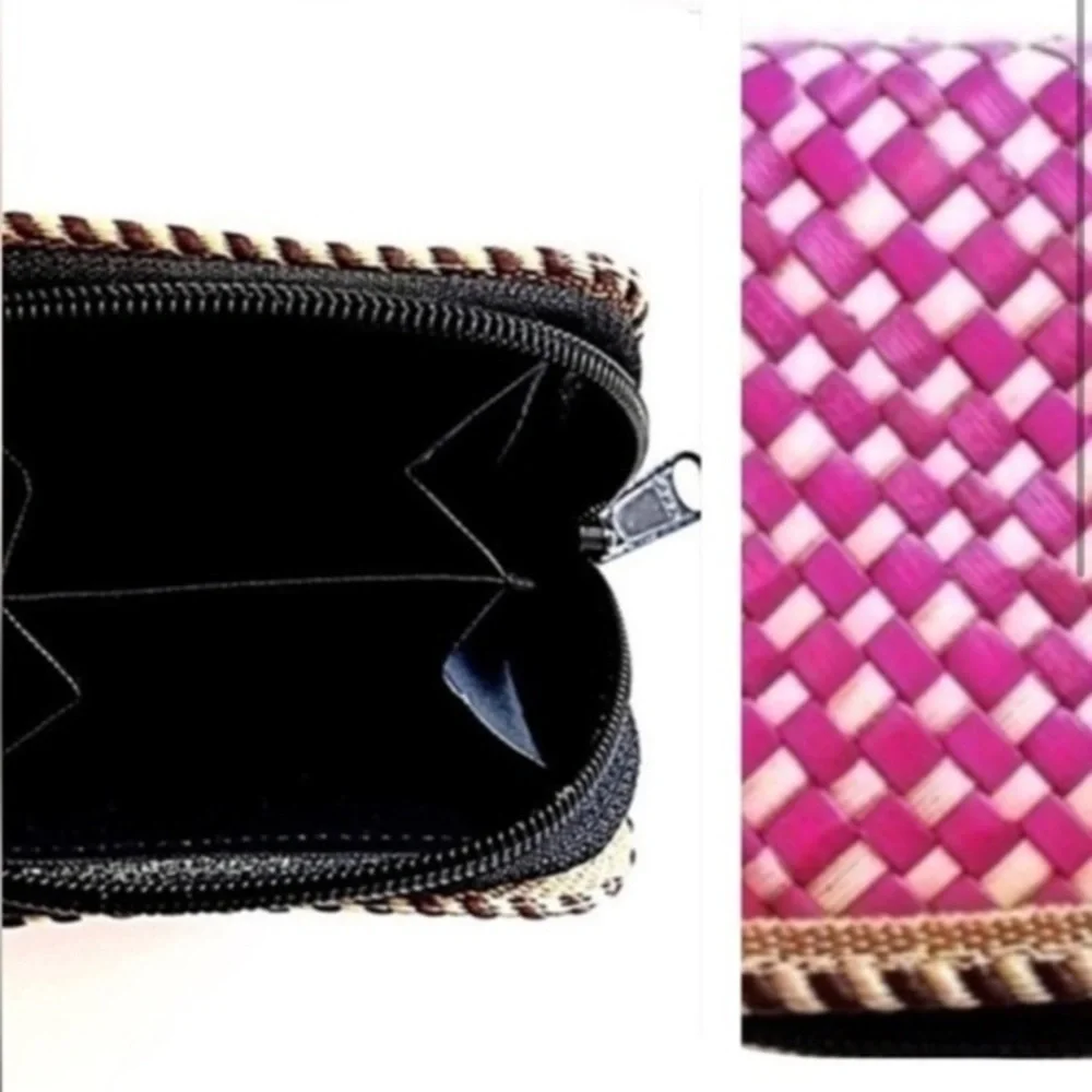 5 for $25! Coin Purse! Handwoven Bamboo!